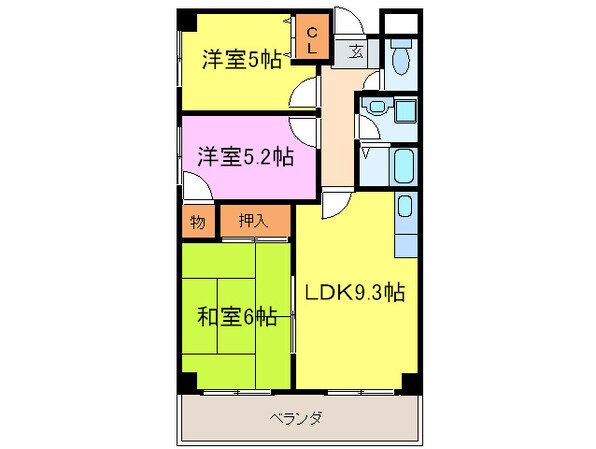 ソレア－ドの物件間取画像